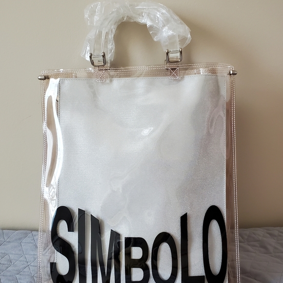 Vintage Simbolo by Paolo Mariotti clear tote Bag - Picture 3 of 9
